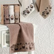 Ręczniki - Ręcznik bawełniany haft CUPCAKE/3404/ 3x30x50 kpl. - miniaturka - grafika 1