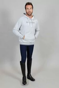 Harcour Bluza męska z kapturem SWISS AW 22/23 - grey - Akcesoria jeździeckie - miniaturka - grafika 1