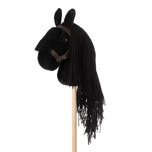 Koń na kiju ASTRUP Hobby Horse czarny - Maskotki i pluszaki - miniaturka - grafika 1