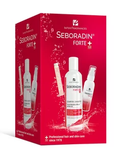 Seboradin XMASS - Zestaw Forte (Ampułki + Booster + Szampon gratis) - Zestawy kosmetyków damskich - miniaturka - grafika 1