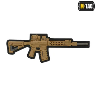 M-Tac - Naszywka AR-15 - PVC 3D - Coyote - 51112005 - Odzież taktyczna i umundurowanie - miniaturka - grafika 1