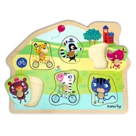 Puzzle - Drewniane puzzle Układanka Dopasuj Kształty Nowa - miniaturka - grafika 1