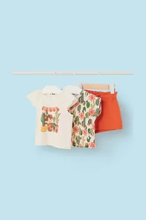 Komplety dla niemowląt - Mayoral komplet bawełniany niemowlęcy kolor pomarańczowy - grafika 1