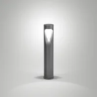 Lampy ogrodowe - Fabas Luce Słupek oświetleniowy LED Teo, czarny - miniaturka - grafika 1