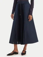 Spódnice - Weekend Max Mara Spódnica plisowana Folk 2615771011 Granatowy Regular Fit - miniaturka - grafika 1