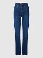 Spodnie damskie - Jeansy w jednolitym kolorze model ‘Carola’ - miniaturka - grafika 1