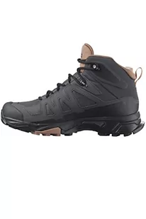 Salomon Damskie buty trekkingowe X Ultra 4 Mid GTX W, Ebony Mocha Mousse Almond Crea, 39 eu - Buty trekkingowe damskie - miniaturka - grafika 1