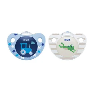 NUK 736138 Smoczek 6-18m ADORE silikon 2szt pudełko LNC+10% - Smoczki do butelek - miniaturka - grafika 2