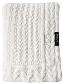 Koce i narzuty dla dzieci - Kocyk merino PREMIUM - kokosowe ciasteczko Lullalove - miniaturka - grafika 1