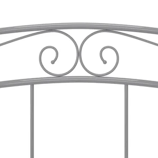 Lumarko Rama łóżka, szara, metalowa, 200 x 200 cm - Łóżka - miniaturka - grafika 8