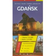 Atlasy i mapy - Gdańsk, Gdynia, Sopot plan miasta skala 1:22 500 - miniaturka - grafika 1