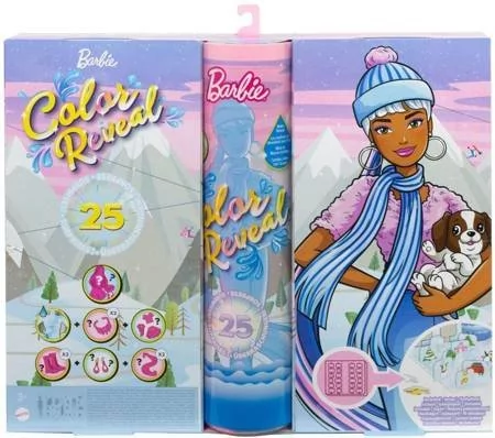 Mattel Kalendarz adwentowy Barbie Color Reveal