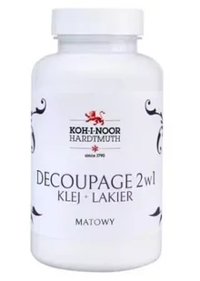 KIN decoupage 2 w 1 klej + lakier mat 200 ml - Kredki, ołówki, pastele i pisaki - miniaturka - grafika 1