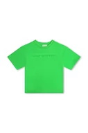 Koszulki dla dziewczynek - Marc Jacobs t-shirt dziecięcy kolor zielony z nadrukiem - miniaturka - grafika 1