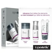 Zestawy kosmetyków damskich - Dermalogica Age Defense ZESTAW Ochronny krem regenerujący z filtrem 12 ml + Rozjaśniające serum z witaminą C, 10 ml + Wysoce aktywny puder złuszczający 13 g - miniaturka - grafika 1
