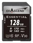 Karty pamięci - Exascend ESSENTIAL 128 GB SDXC UHS-I Klasa 10 EX128GSDU1-S - miniaturka - grafika 1