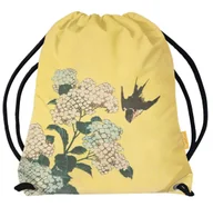 Torby szkolne - Worek Hortensja i Jaskółka Katsushika Hokusai-Standard - miniaturka - grafika 1