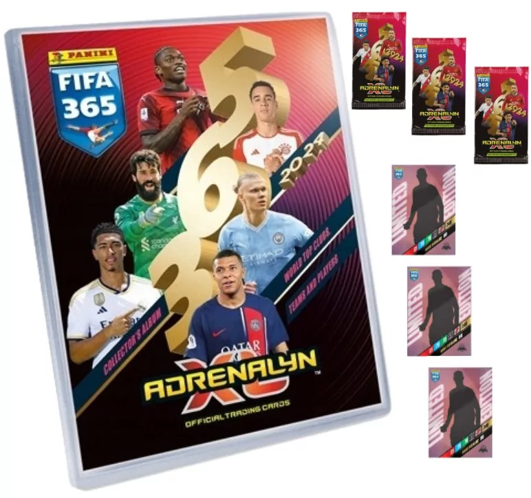 ALBUM FIFA 365 2024 KARTY PIŁKARSKIE MEGA ZESTAW KOLEKCJONERA PANINI