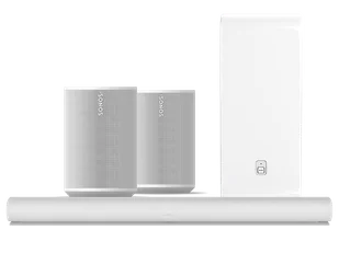 Kino domowe Sonos ARC + Sub (Gen 3) + Era 100 x 2 (biały) - Kino domowe - miniaturka - grafika 1