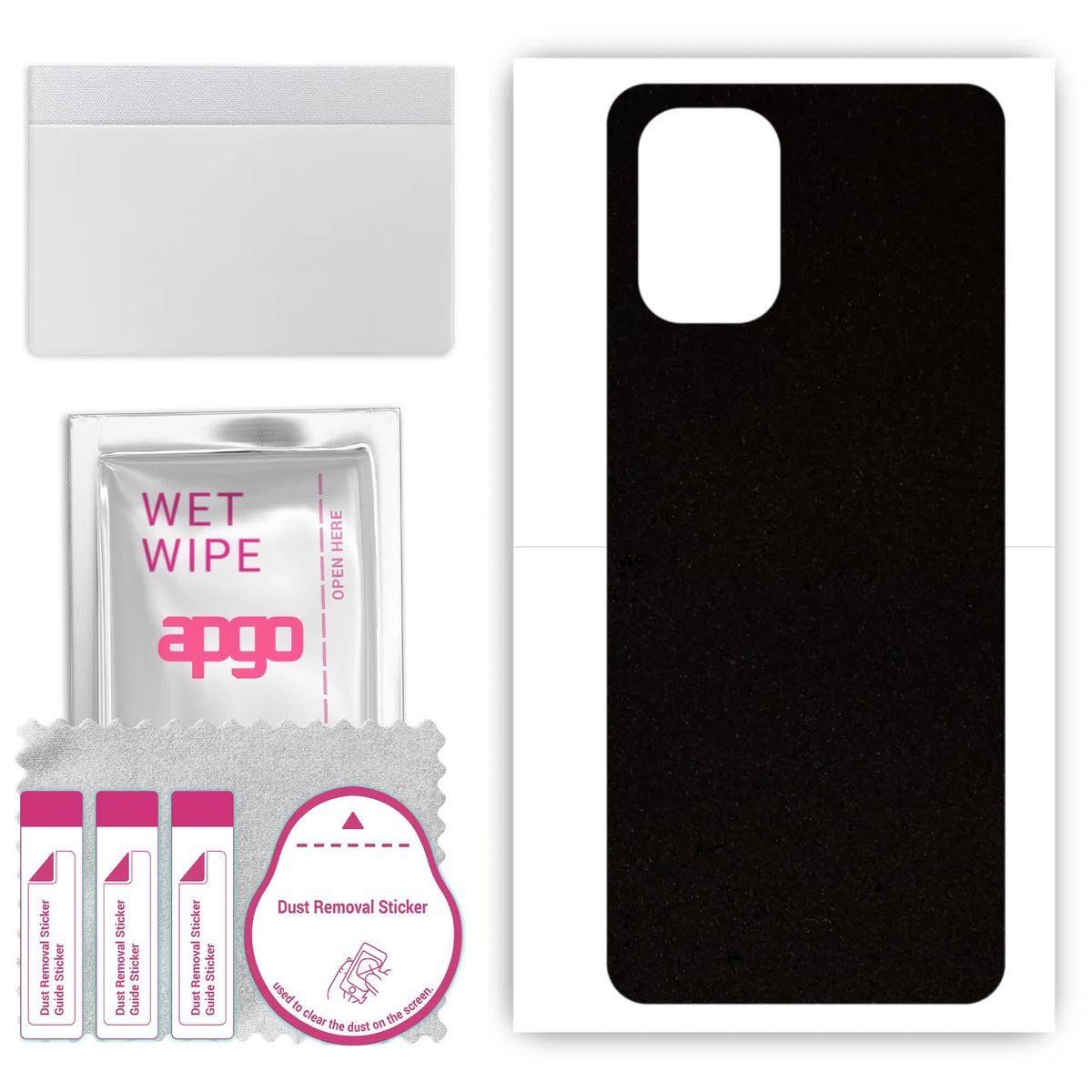 Folia naklejka skórka strukturalna na TYŁ Zamsz do Nokia G100 - Zamsz Czarny - apgo SKINS