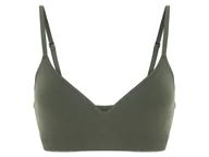 Biustonosze - esmara® Biustonosz damski soft bezszwowy (Khaki, 85C) - miniaturka - grafika 1