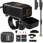 Ładowarki samochodowe - ŁADOWARKA USB MARKI FREEDCONN MC1N-PD - miniaturka - grafika 1