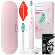 Szczoteczki do zębów - Szczoteczka Philips HX3651/11 różowa + etui pudrowy róż + org. Philips Proresult - miniaturka - grafika 1