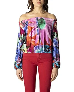 Desigual Blus_Travis damska bluzka, wielobarwny, L - Bluzki damskie - miniaturka - grafika 1