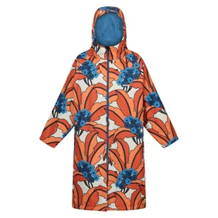 Regatta Orla Kiely - Damski Płaszcz Plażowy Wodoodporny Changing Robe Pomarańczowy, Rozmiar: one Size - Stroje kąpielowe - miniaturka - grafika 1