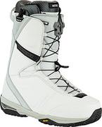 Buty snowboardowe - Nitro Męskie deski snowboardowe Team TLS '22 All Mountain Freeride Freestyle system szybkiego sznurowania łódź snowboardowa White Black, 285 - miniaturka - grafika 1