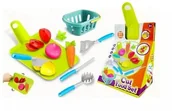 Zabawy w naśladowanie dorosłych - Zestaw kuchenny warzywa z tacą - miniaturka - grafika 1