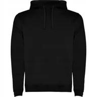 Bluzy męskie - Bluza Męska z Kapturem GRUBA Kangurka ROLY 1067 BLACK 2XL - miniaturka - grafika 1