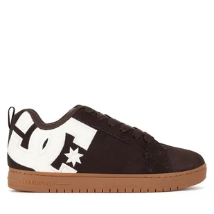 Sneakersy DC COURT GRAFFIK SE DC01665200 Brązowy - Sneakersy męskie - miniaturka - grafika 1