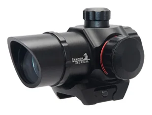 Kolimator Lancer Tactical 1x22 Reflex Mini Red & Green Dot - Czarny - Lunety i akcesoria - miniaturka - grafika 1