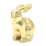 Wielkanoc - Stylowe Dekoracje Króliczek Złoty Figurka Do Stroika Wielkanoc / Stylowe Dekoracje - miniaturka - grafika 1