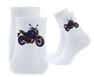 Skarpetki męskie - 3x Skarpetki Prezent Skarpety motor motocyklista dla kierowcy YAMAHA - miniaturka - grafika 1