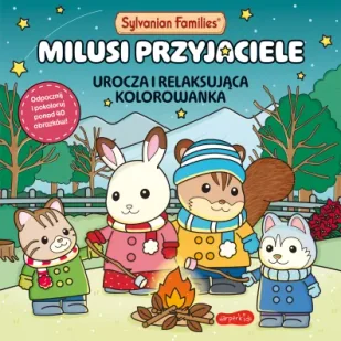 Sylvanian Families. Milusi przyjaciele. Urocza i relaksująca kolorowanka - Kolorowanki, wyklejanki - miniaturka - grafika 1