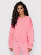 Bluzy damskie - adidas Bluza HJ7870 Różowy Relaxed Fit - miniaturka - grafika 1