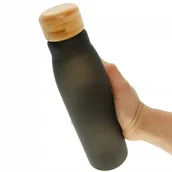 Shakery i bidony sportowe - Bidon Eko Butelka szklana antypoślizgowa 600ml Big - miniaturka - grafika 1