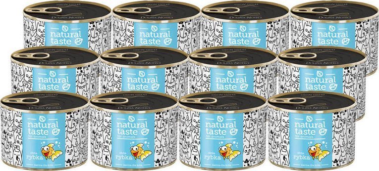 Dolina Noteci Natural Taste z sardynkami 12x185g