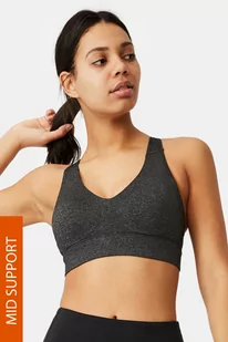 Cotton On Biustonosz sportowy WorkOut Training ciemnoszary - Biustonosze - miniaturka - grafika 1