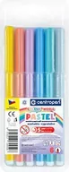 Przybory szkolne - Centropen Flamastry Colour World Pastel 7550 6 kolorów - miniaturka - grafika 1