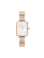 Zegarki męskie - Daniel Wellington Zegarek Quadro DW00100620 Złoty - miniaturka - grafika 1