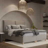 Łóżka - Łóżko Magnolia kontynentalne 140x200 bez pojemnika, grupa 1 ramowe/kontynentalne, tapicerowane, z pojemnikiem - miniaturka - grafika 1