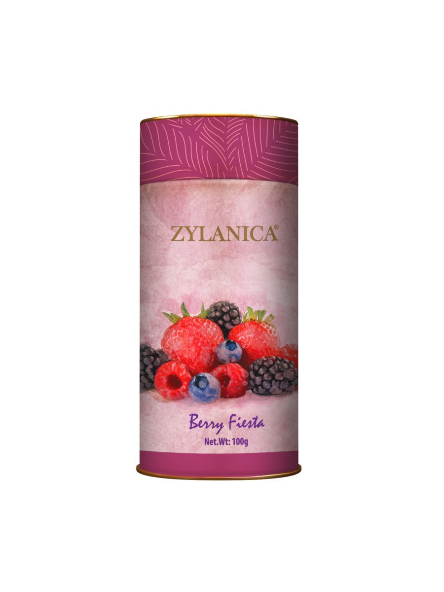 Czarna Herbata Cejlońska ZYLANICA BERRY FIESTA OWOCE LEŚNE 100g Sri Lanka