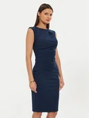 Sukienki - Rinascimento Sukienka koktajlowa CFC0119757003 Granatowy Regular Fit - miniaturka - grafika 1