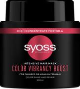 Maski do włosów - Syoss Syoss Color Vibrancy Boost - Maska do włosów 500ml - miniaturka - grafika 1
