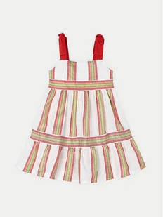 Mayoral Sukienka letnia 3936 Kolorowy Regular Fit - Sukienki i spódniczki dla dziewczynek - miniaturka - grafika 1