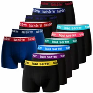 Majtki męskie - BAD SURFER OnlyWave! Bokserki Męskie 12pak Bawełniane Mix Logo Rozmiar XL - miniaturka - grafika 1