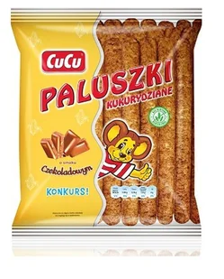 CuCu Paluszki kukurydziane czekoladowe bezglutenowe 50 g - Chipsy - miniaturka - grafika 1